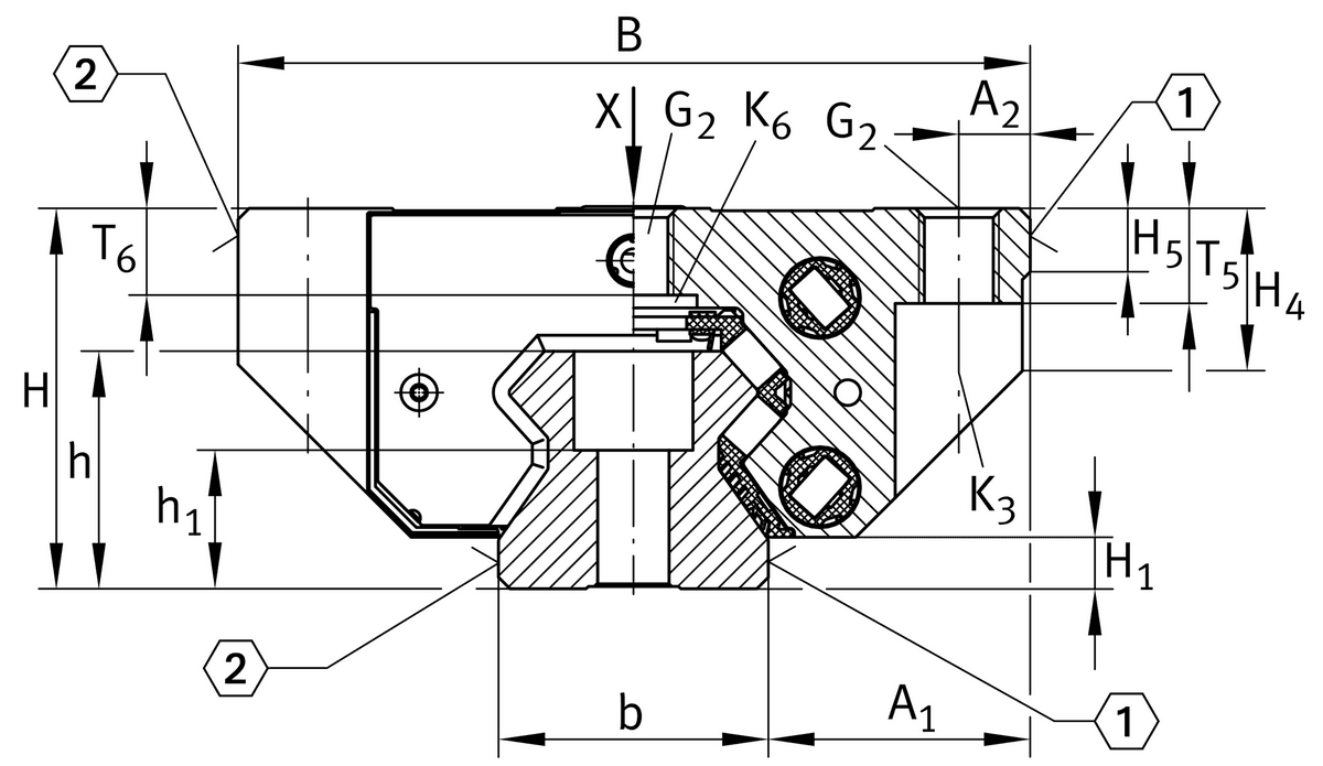 Направляющая INA RWU35-F-L