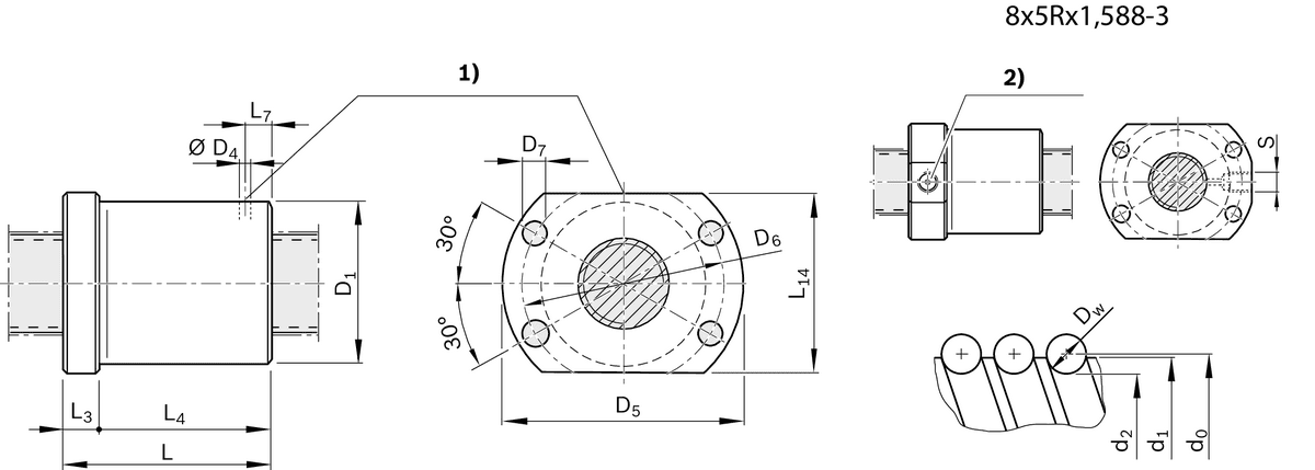 Направляющая REXROTH R153226006