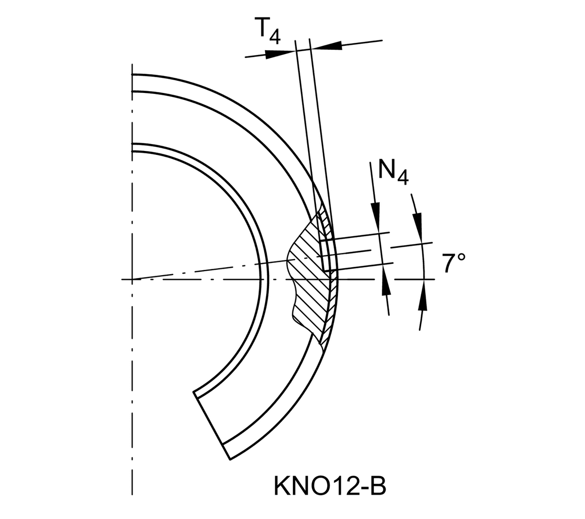 Подшипник INA KNO12-B
