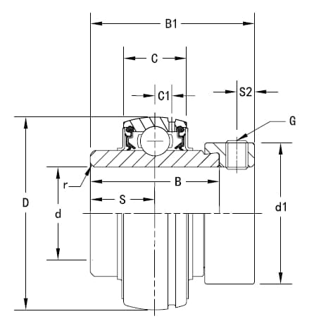 Подшипник Timken UEL201