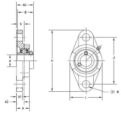 Подшипник Timken UCFL206
