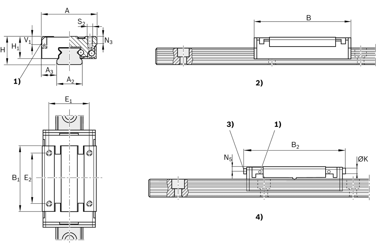 Направляющая REXROTH R044479301