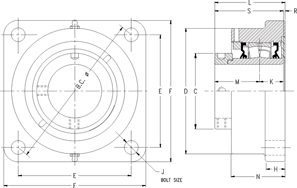 Подшипник Timken QMF11J055S