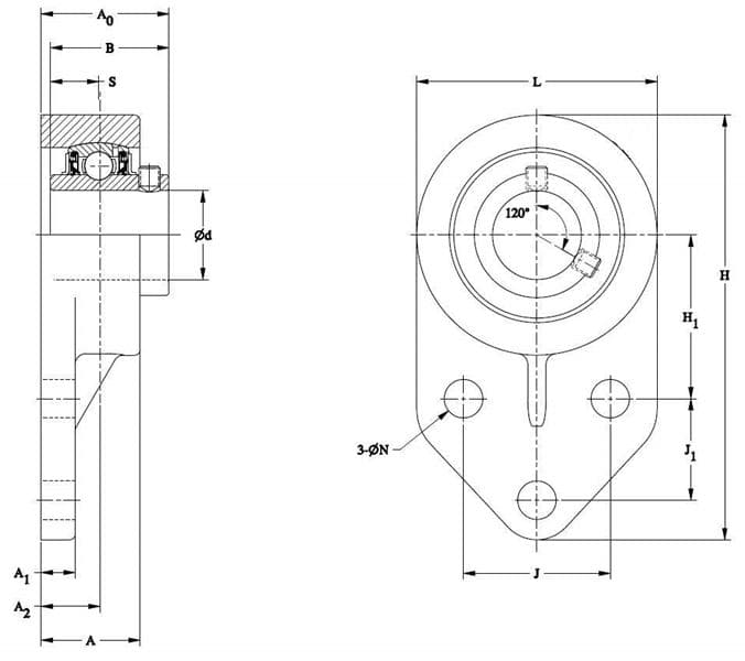 Подшипник Timken SUCSFB208/FVSL525