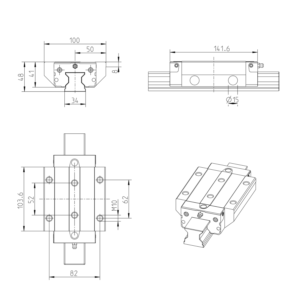 Направляющая REXROTH R18533237X