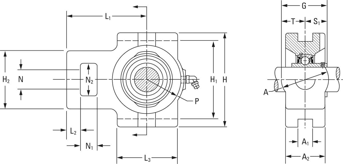 Подшипник Timken YTU2 7/16