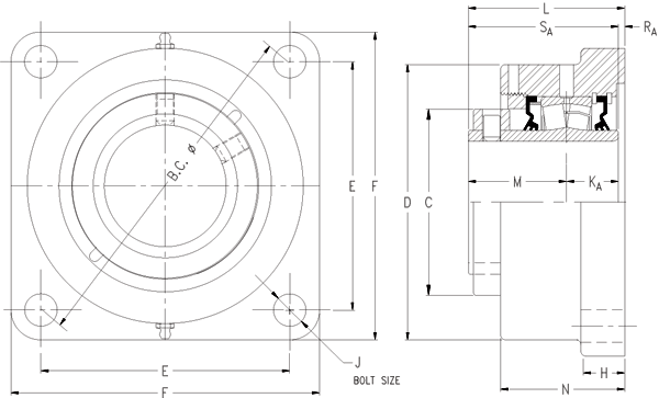 Подшипник Timken QAFMD18A080S