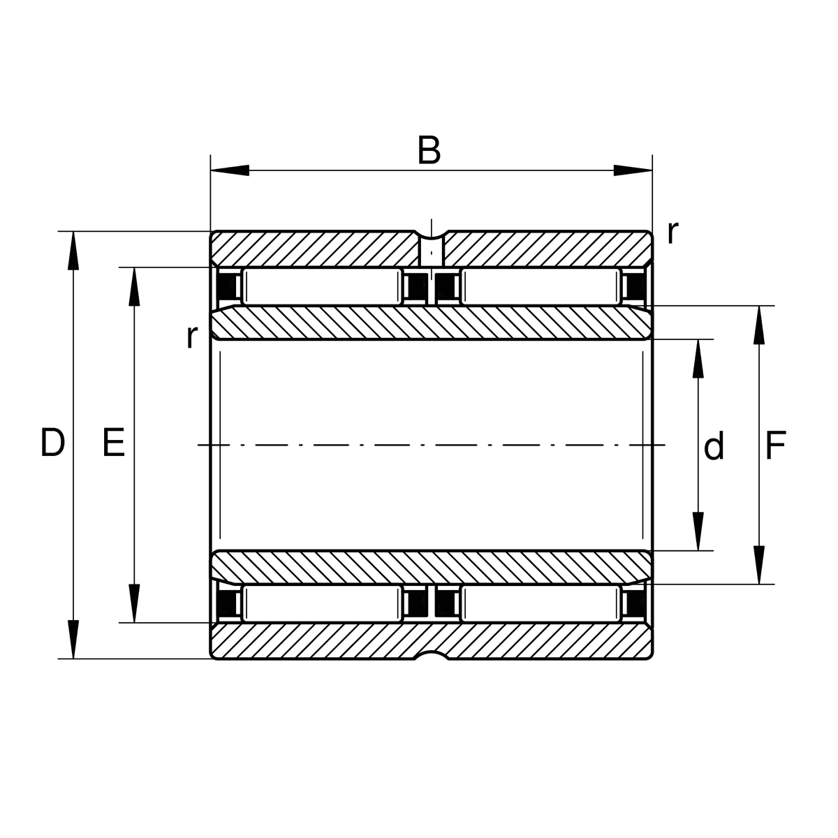 Подшипник INA NAO30X45X26-ZW-ASR1-XL