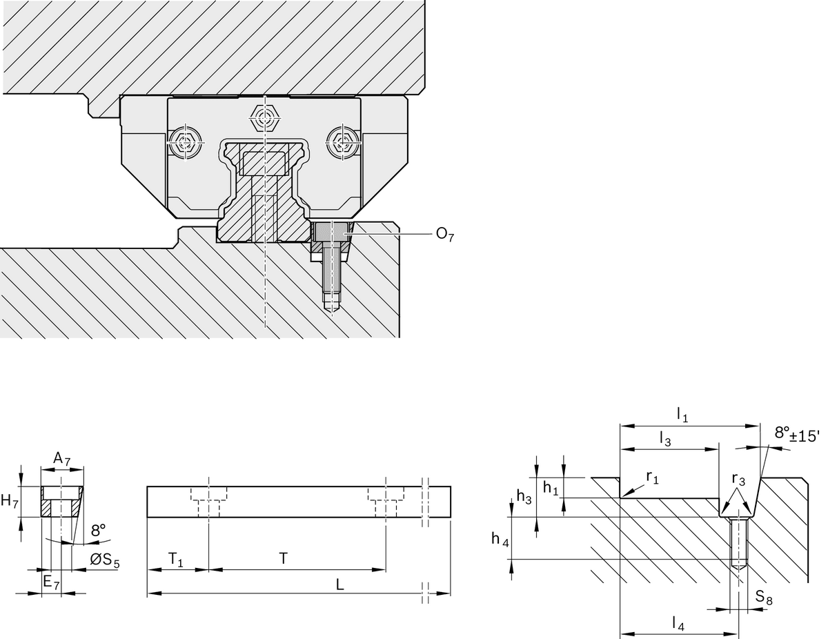 Направляющая REXROTH R161920001