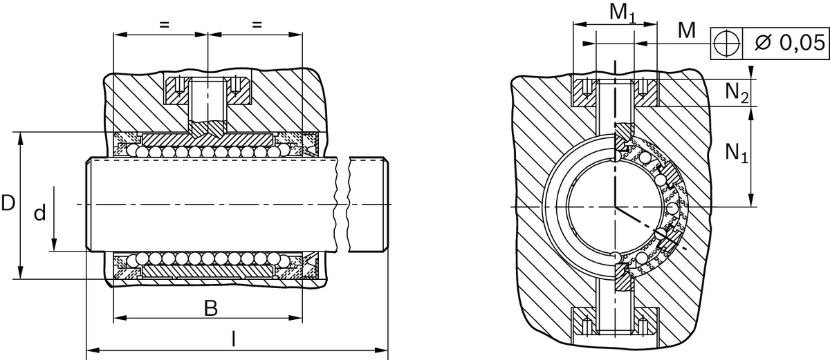 Направляющая REXROTH R069632080