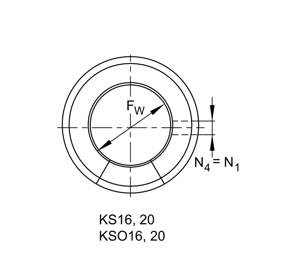 Подшипник INA KS16