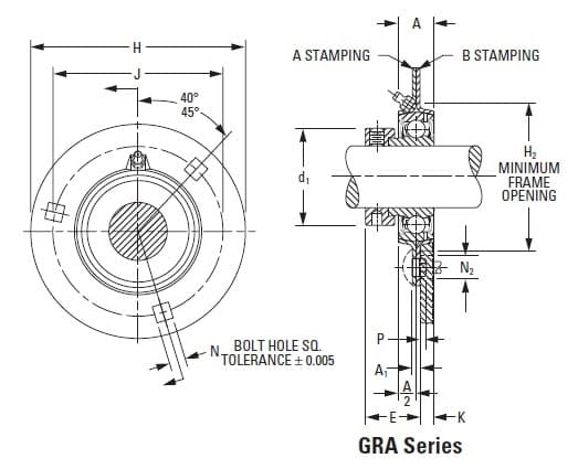 Подшипник Timken G100MSB 2 1/16 - GRA