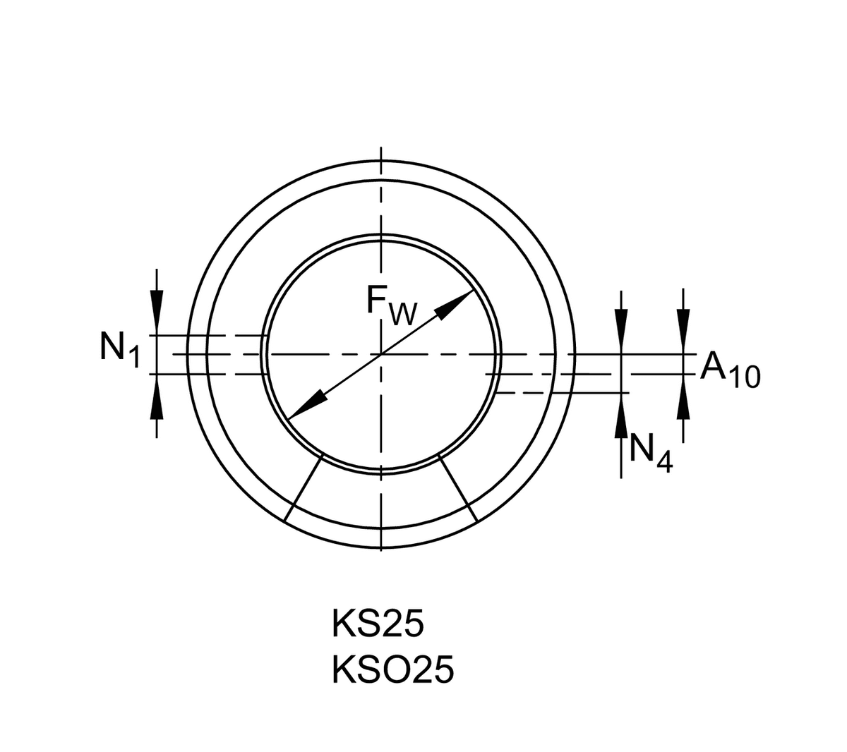 Подшипник INA KS25