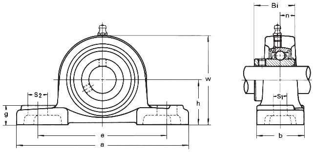 Подшипниковый узел ASAHI UCP 300