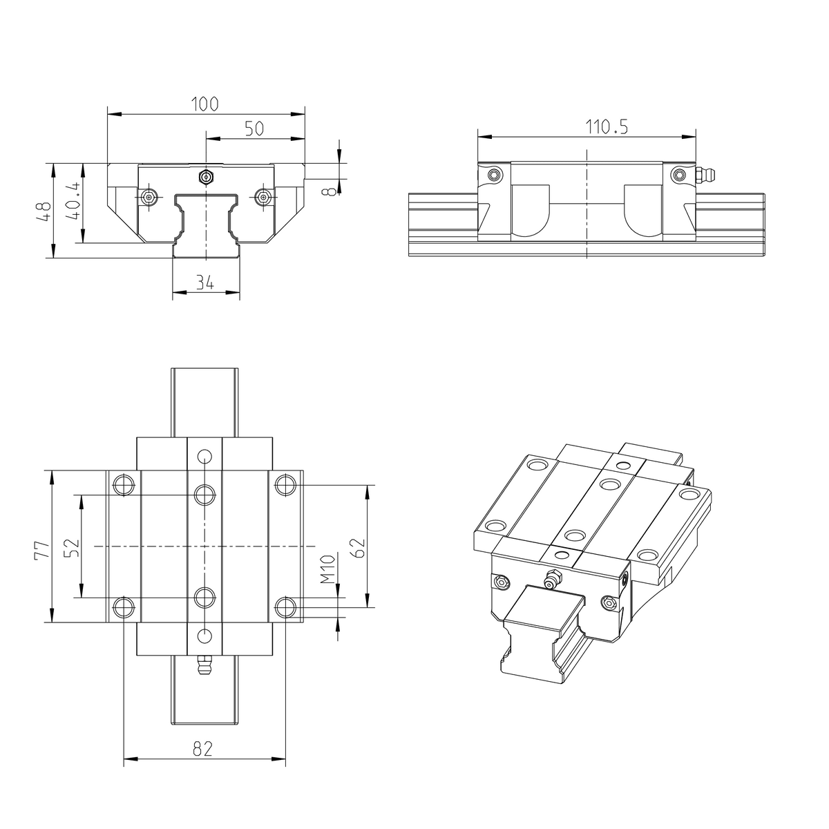 Направляющая REXROTH R163139320