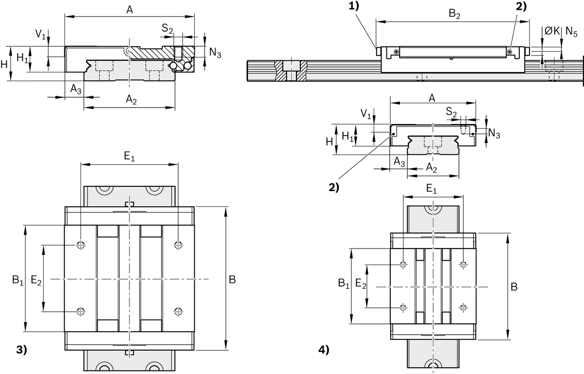 Направляющая REXROTH R044189301