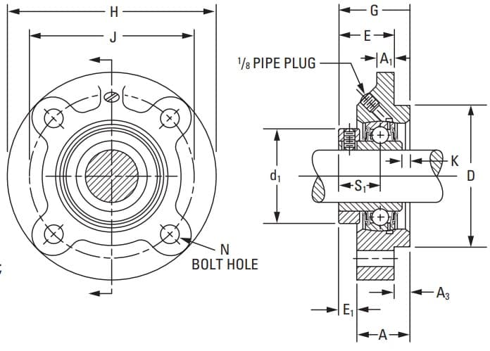 Подшипник Timken RFC1 15/16
