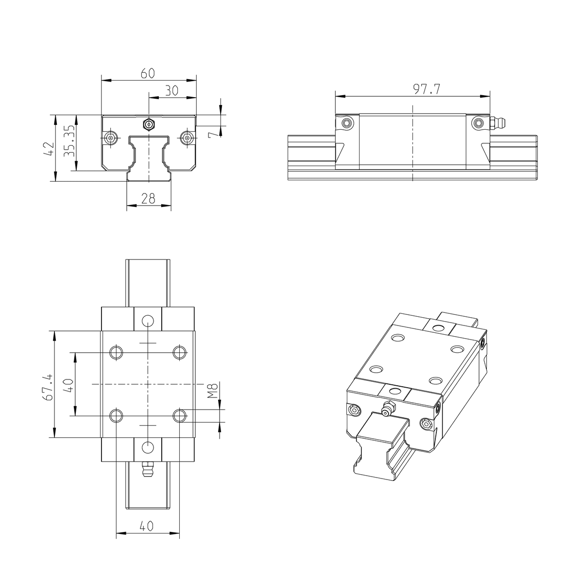 Направляющая REXROTH R163279422