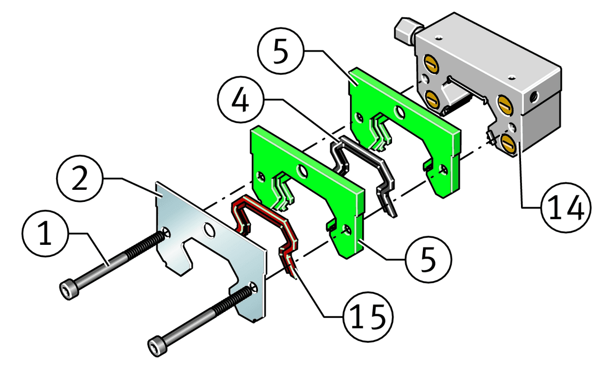 Направляющая INA KIT.RWU45-E-A-OS-550