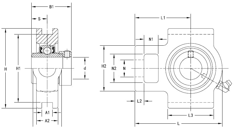 Подшипник Timken UELT202-10