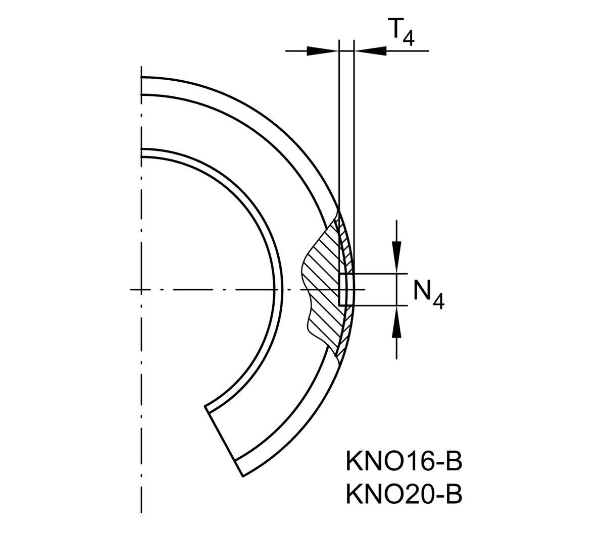Подшипник INA KNO16-B