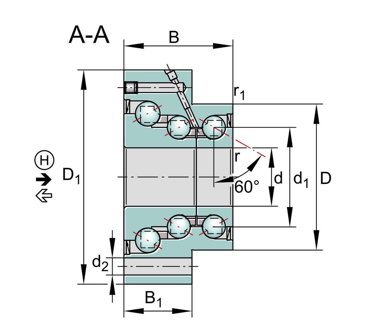 Подшипник INA DKLFA40140-2RS