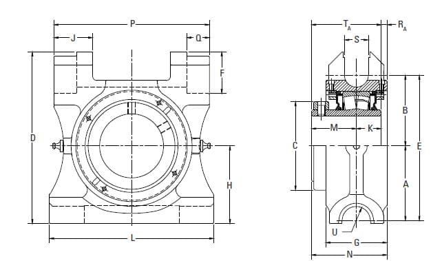Подшипник Timken QATP11A203S