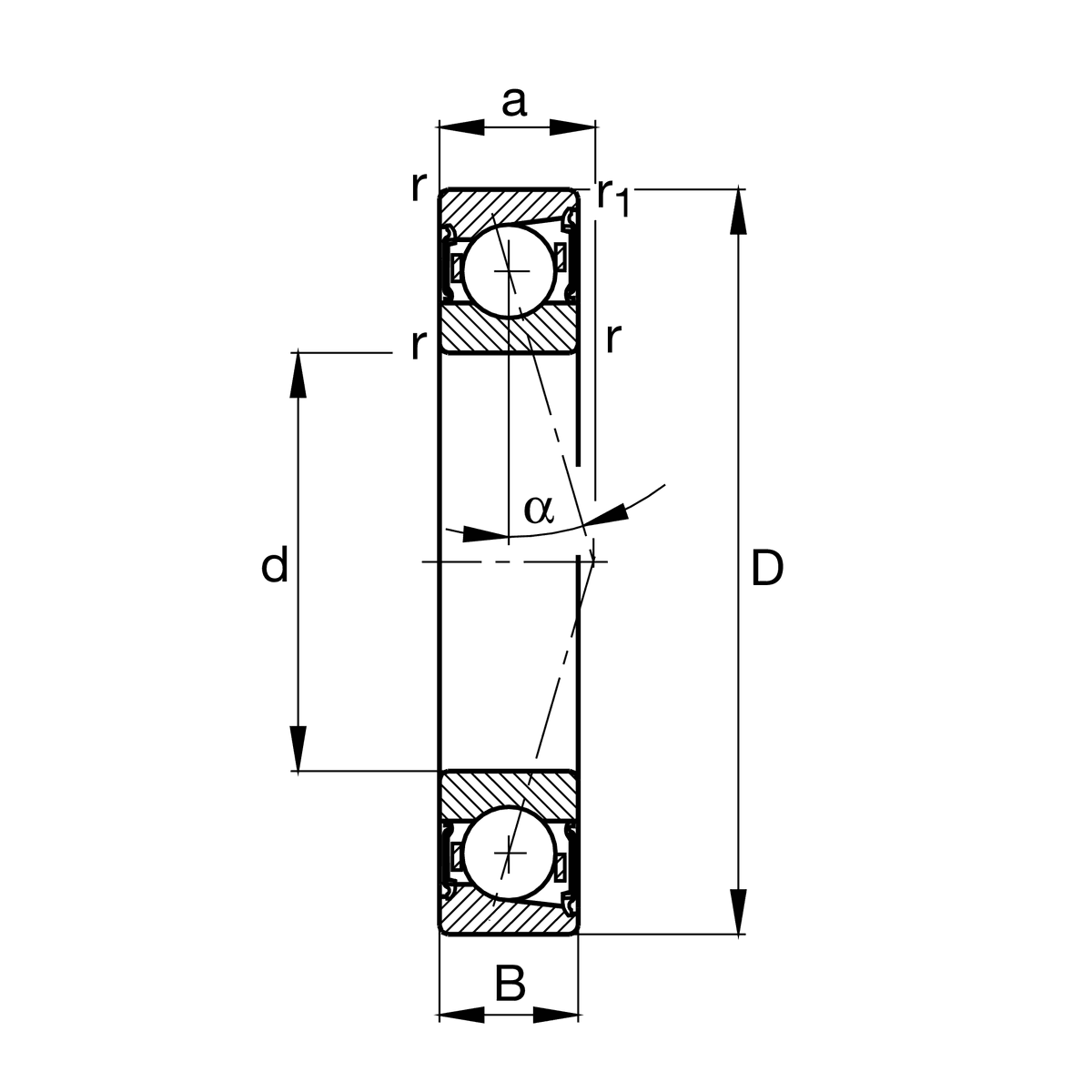 Шпиндель FAG B7002-C-2RSD-T-P4S-UL
