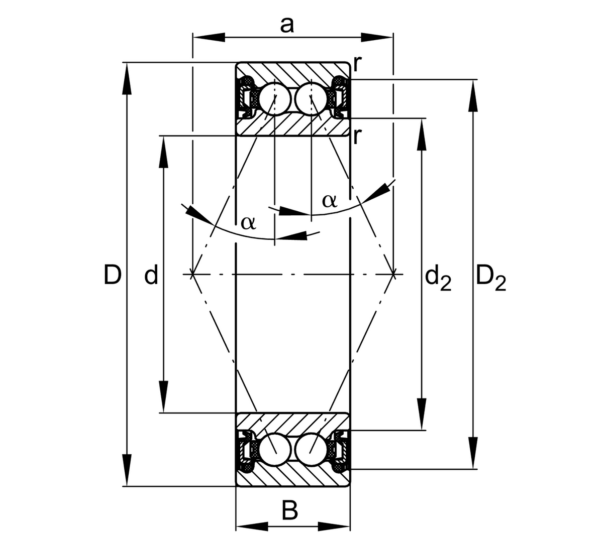 Подшипник INA 3814-2Z-L404