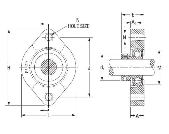 Подшипник Timken FLCT 1/2