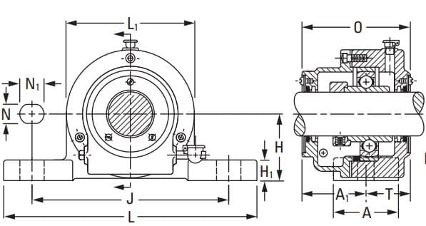 Подшипник Timken SAL 2 3/16