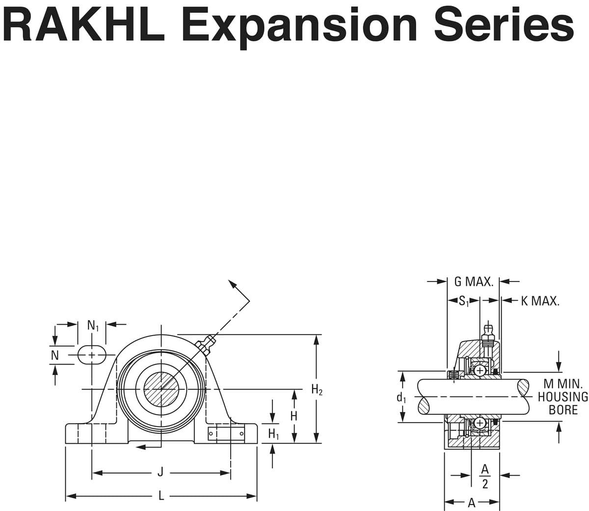 Подшипник Timken RAKHL1 7/16