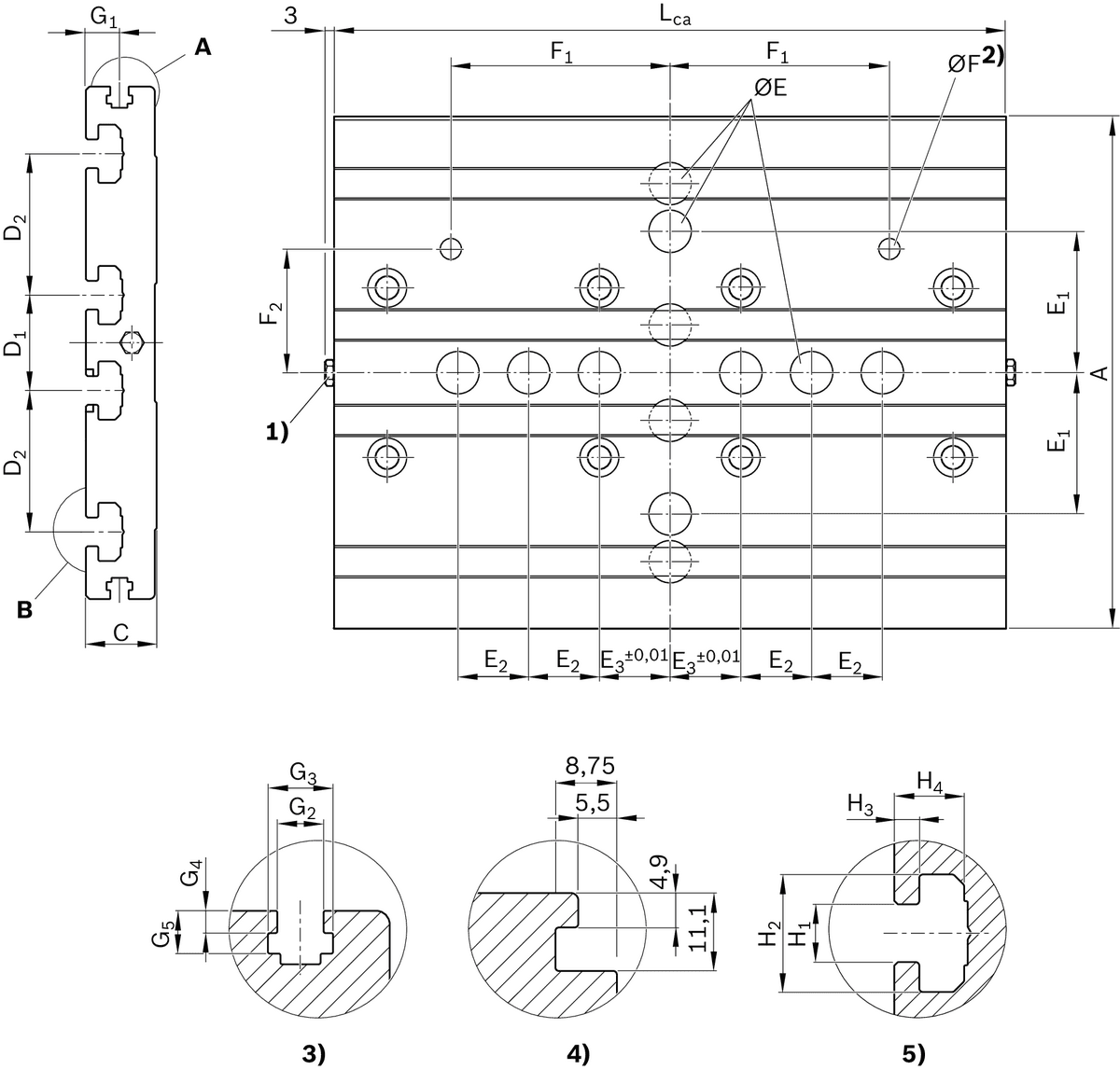Направляющая REXROTH R037530010