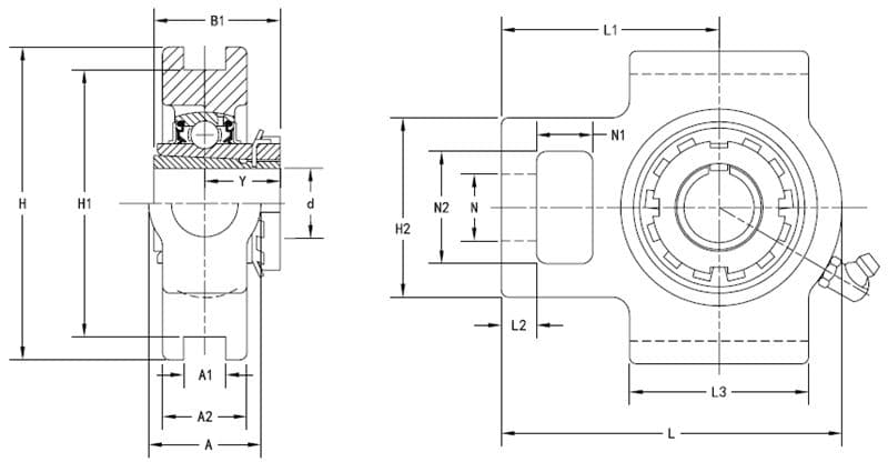 Подшипник Timken ukt216-h2316