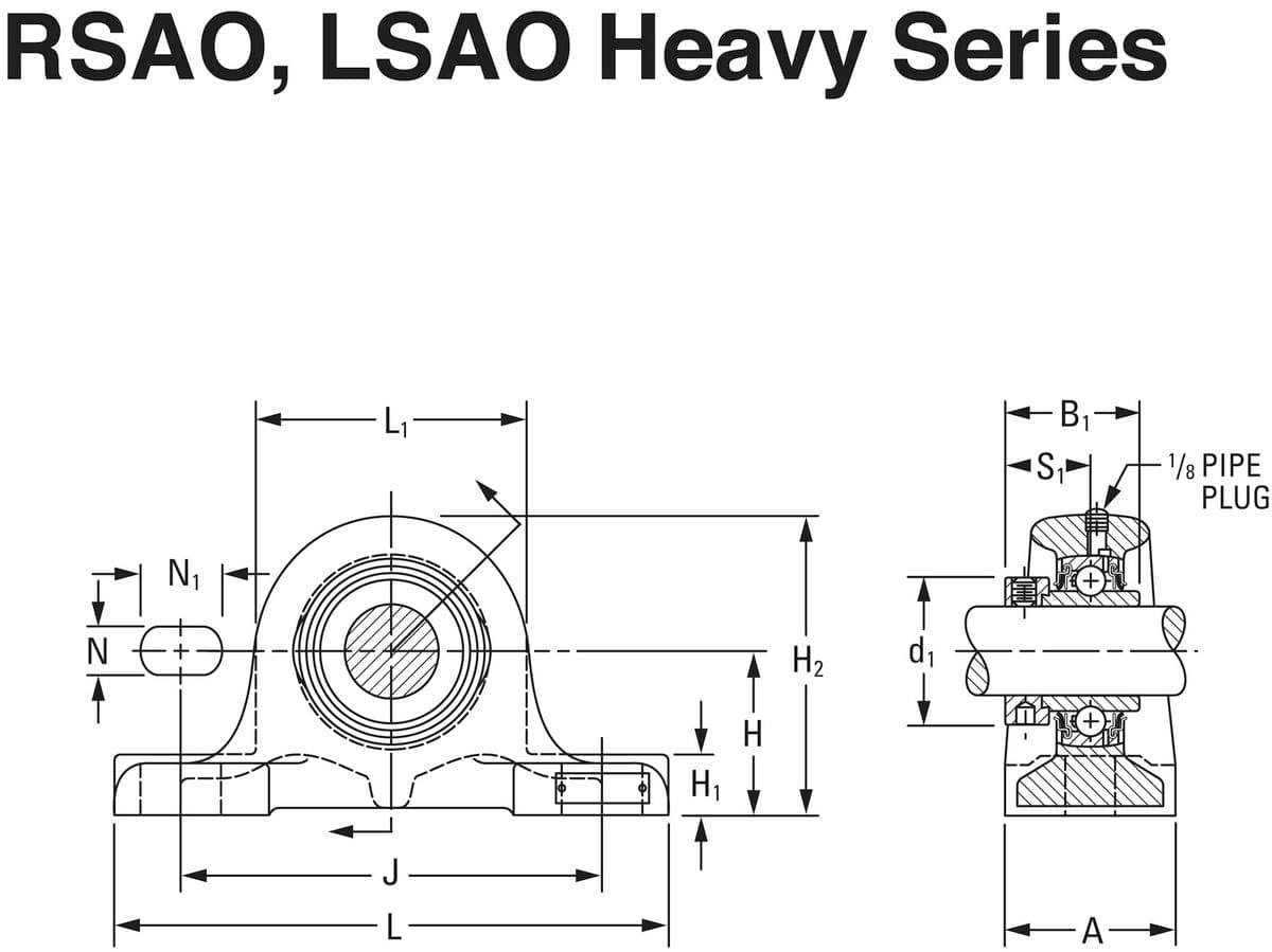 Подшипник Timken LSAO1 3/16