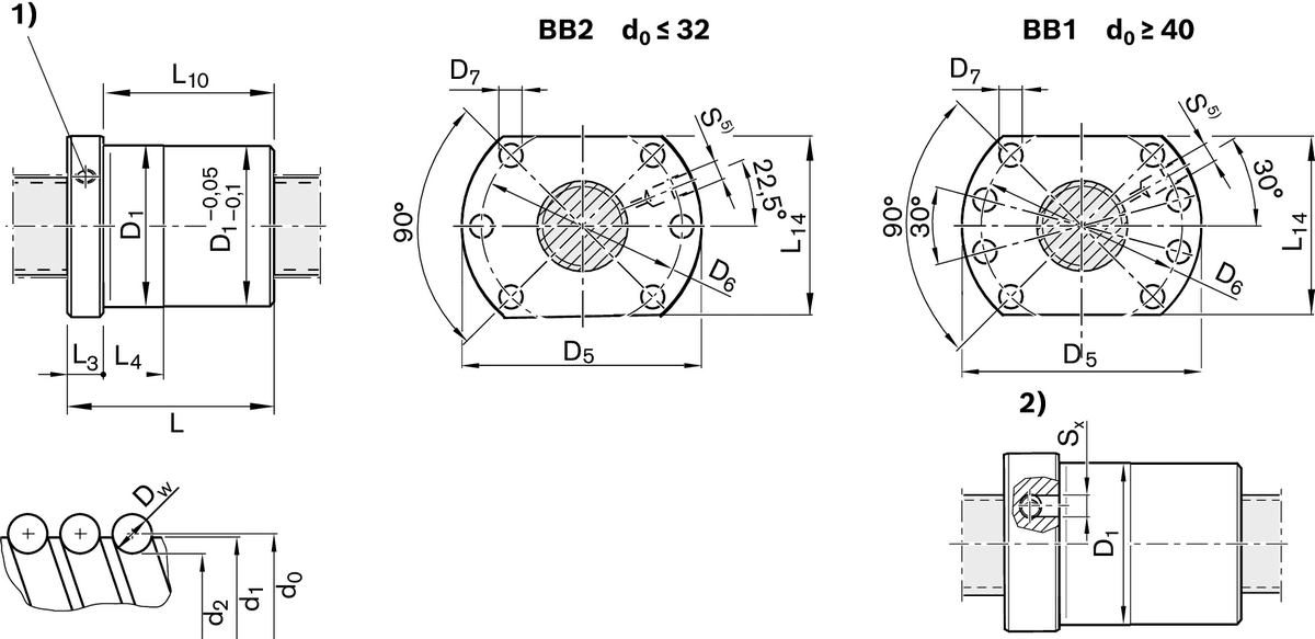 Направляющая REXROTH R150204083
