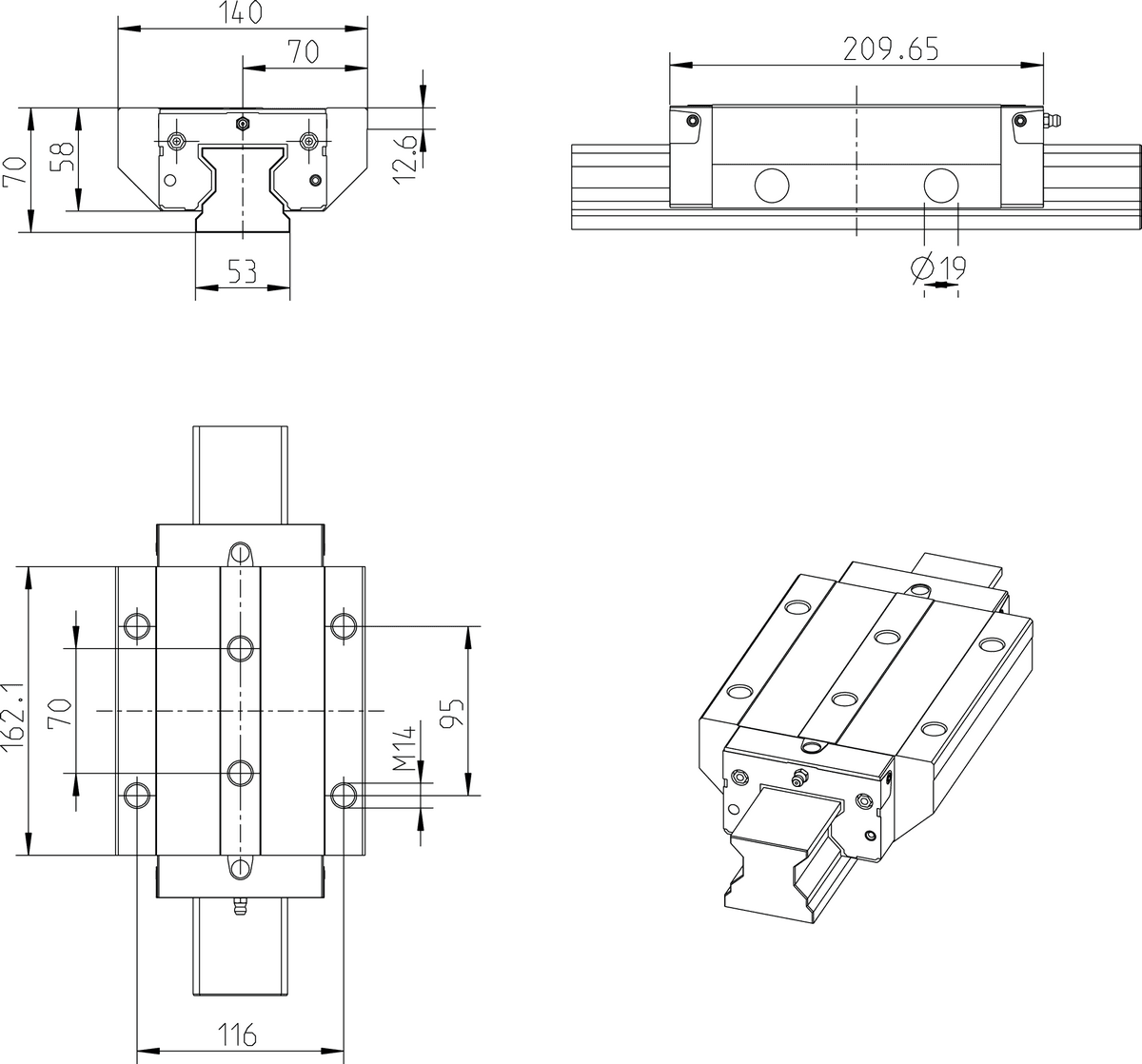 Направляющая REXROTH R18535232X