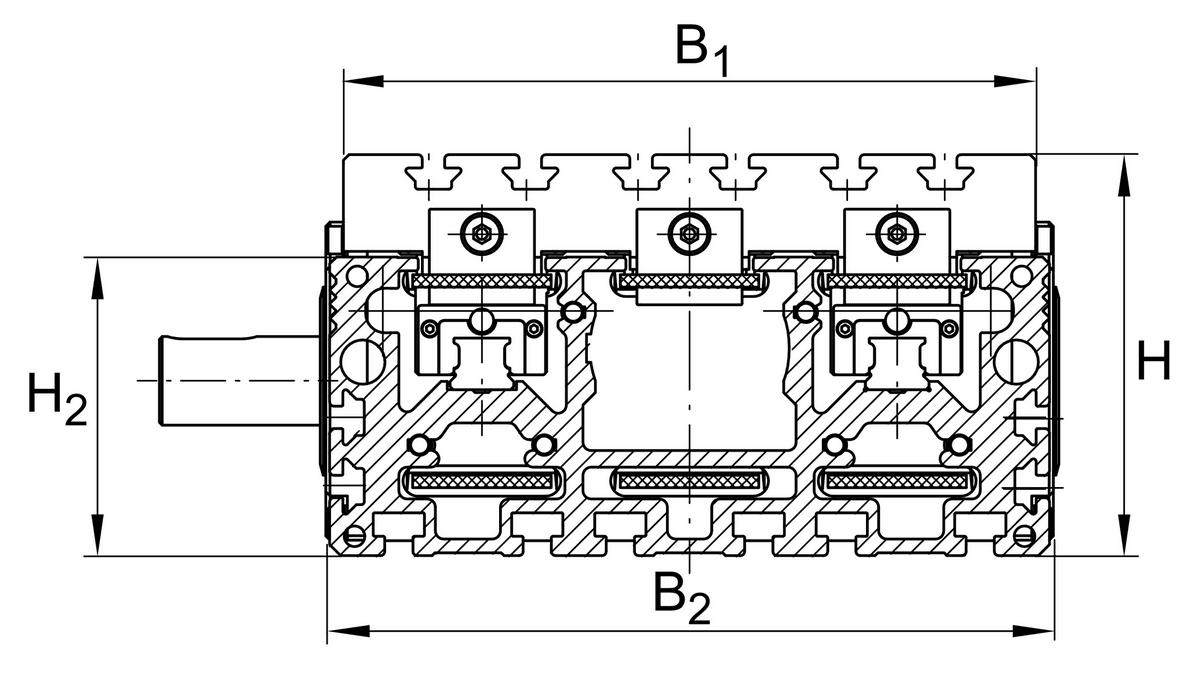 Направляющая INA MDKUVE15-240-3ZR-W2-N-FA517.1