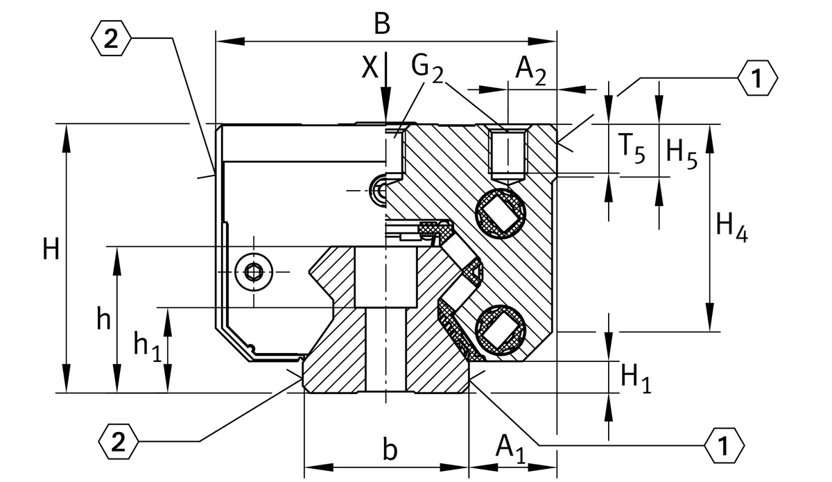 Направляющая INA RWU65-F-SL