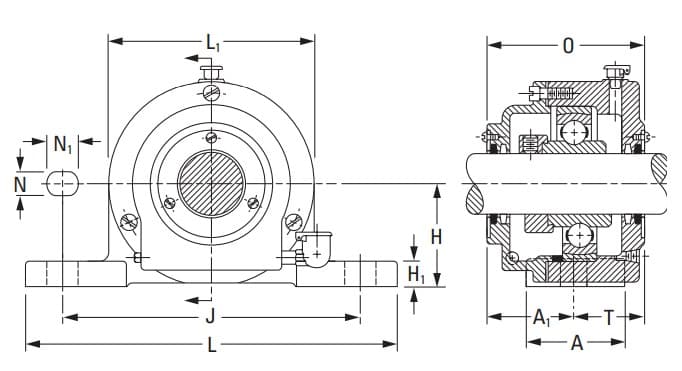 Подшипник Timken SAOL 3 11/16