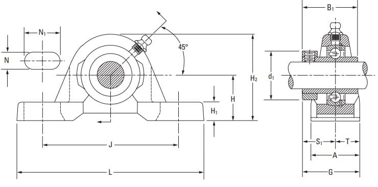 Подшипник Timken RASC 1 1/4S