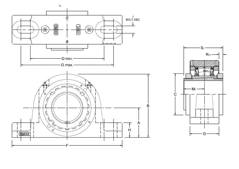 Подшипник Timken DAAP13K060S