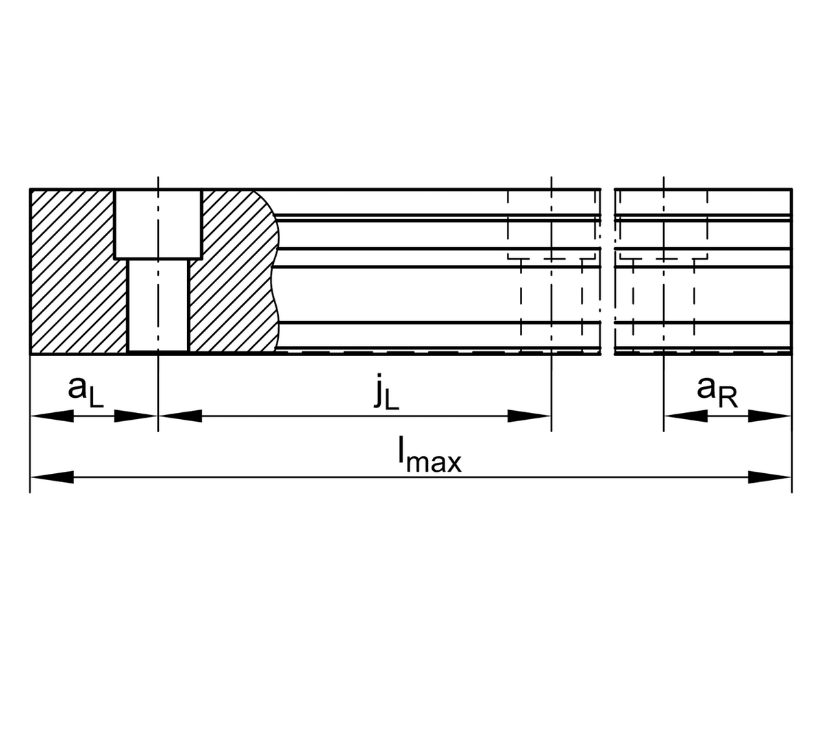 Направляющая INA TSX65-E-ADE