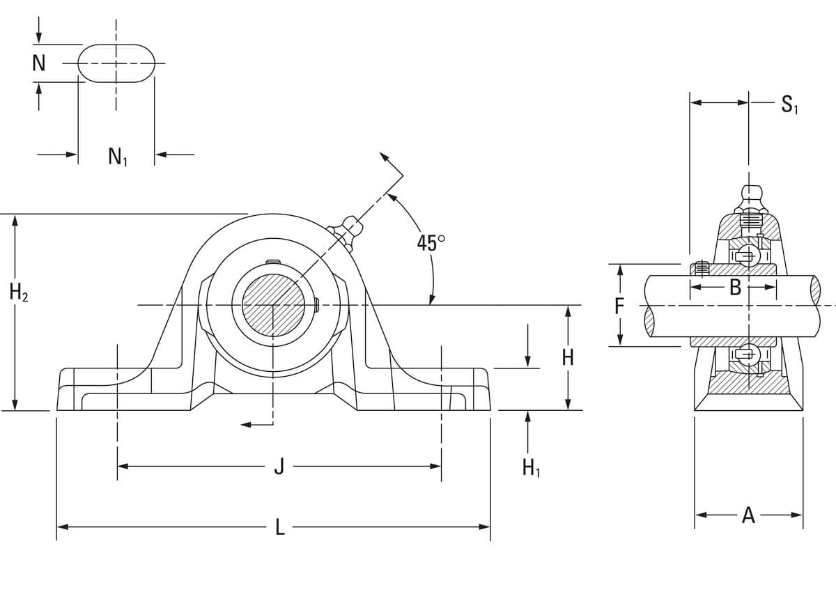 Подшипник Timken SAK 30