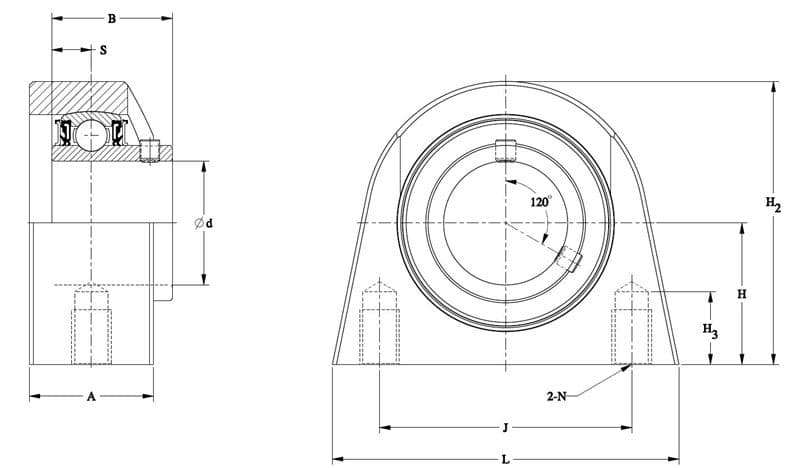 Подшипник Timken SUCATBY207-20-IP69K/FVSL613