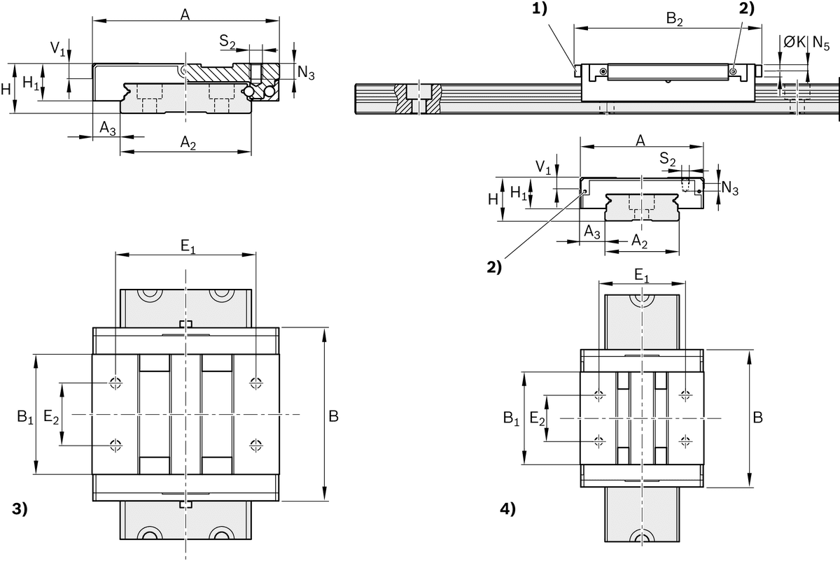 Направляющая REXROTH R044389301