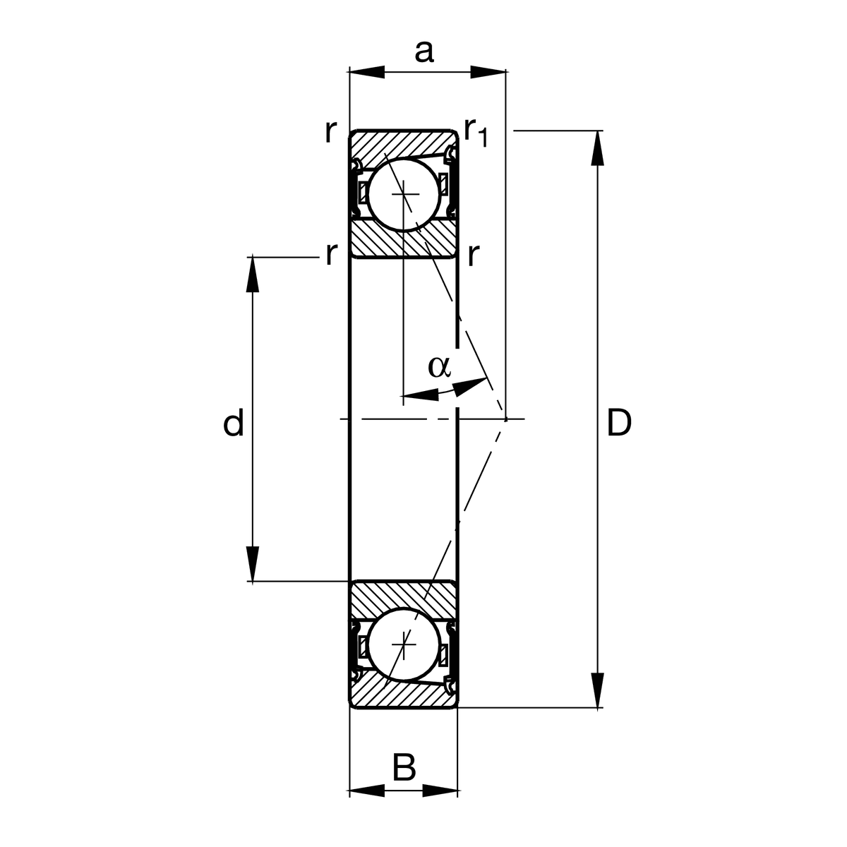 Шпиндель FAG B7200-C-2RSD-T-P4S-UL