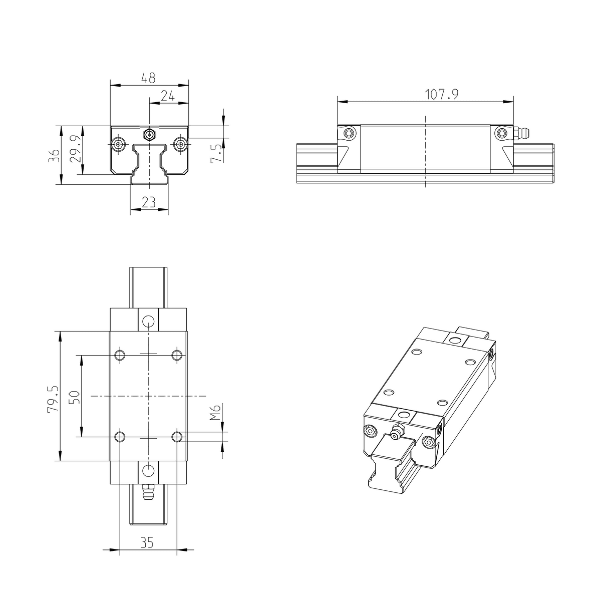 Направляющая REXROTH R201222390
