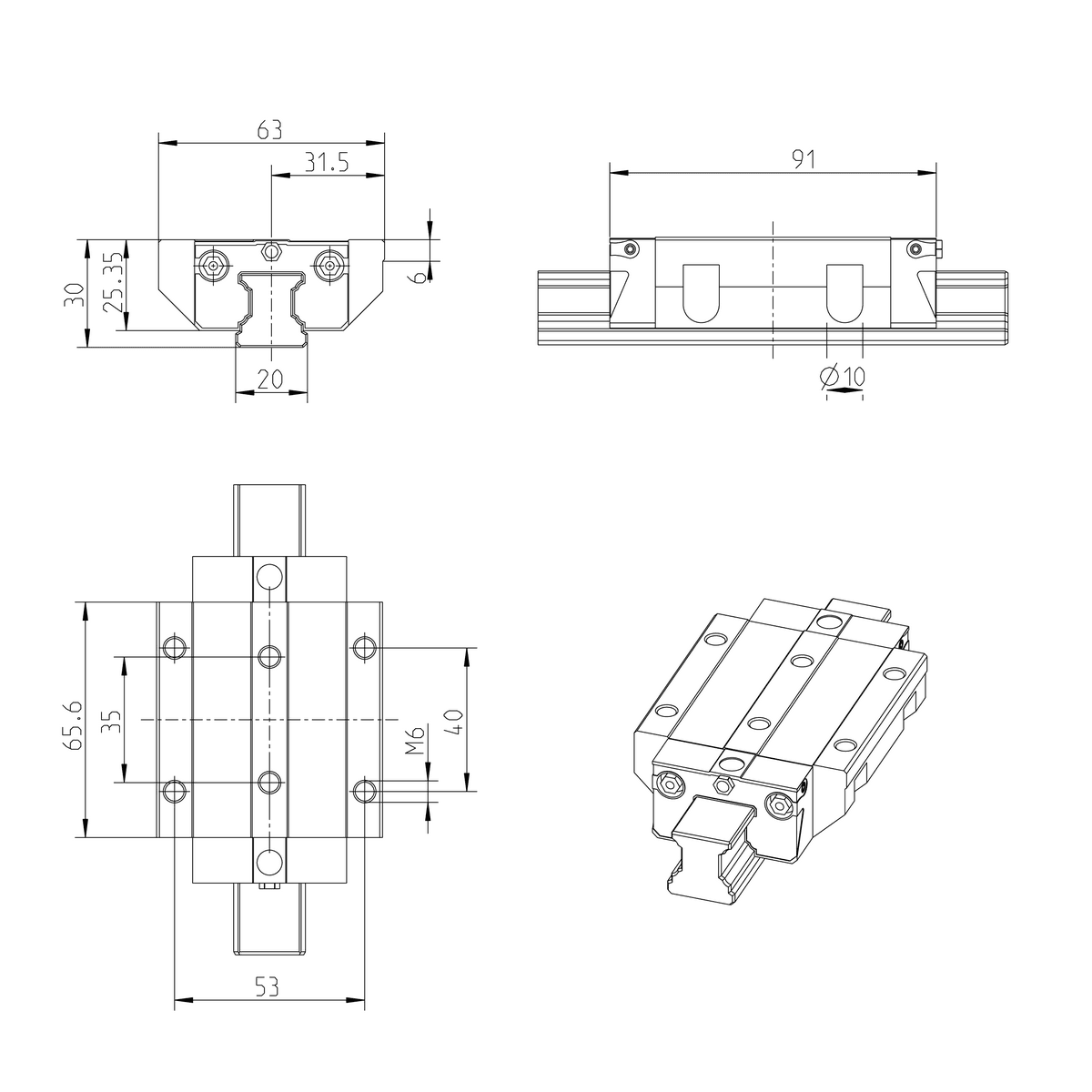 Направляющая REXROTH R200282390