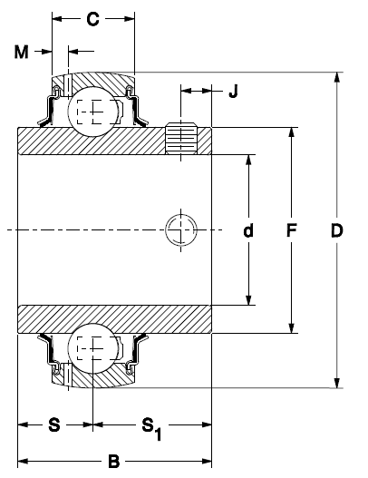 Подшипник Timken GY1104KRRB